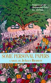 Cover of: Some Personal Papers by Joallen Bradham