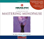 Cover of: A Meditation for Mastering Menopause (Health Journeys) | Belleruth Naparstek