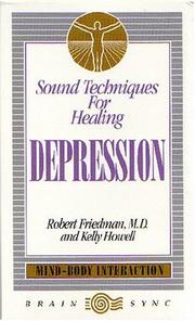 Cover of: Depression (Sound Techniques for Healing)