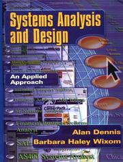 Cover of: Systems analysis and design by Alan Dennis