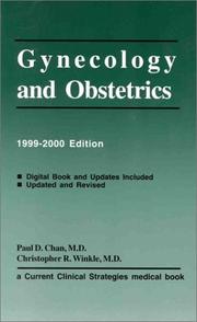 Cover of: Gynecology and Obstetrics, 1999-2000 Edition (Current Clinical Strategies) by Paul D. Chan, Christopher R. Winkle