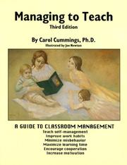 Cover of: Managing to Teach