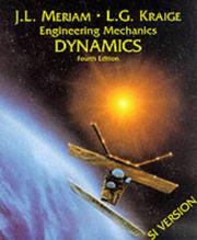 Cover of: Engineering Mechanics by J. L. Meriam