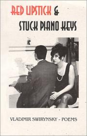 Cover of: Red Lipstick & Stuck Piano Keys