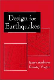 Cover of: Design for earthquakes