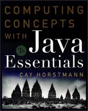 Cover of: Computing concepts with Java essentials