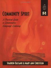 Cover of: Community Spirit: A Practical Guide to Collaborative Language Learning (Alta Teacher Resource Series)