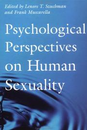 Cover of: Psychological Perspectives on Human Sexuality