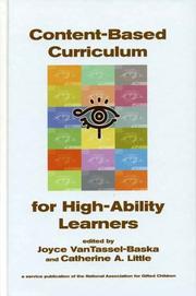 Cover of: Content Based Curriculum for High Ability Learners