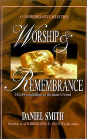 Cover of: Worship and Remembrance