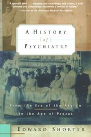 Cover of: A History of Psychiatry by Edward Shorter