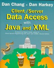 Cover of: Client/server data access with Java and XML