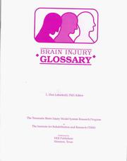 Cover of: Brain Injury Glossary