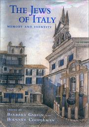 Cover of: The Jews of Italy by 