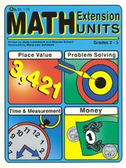 Cover of: Math Extension Units grades 2-3