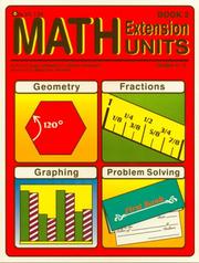 Cover of: Math Extension Units, Book 2