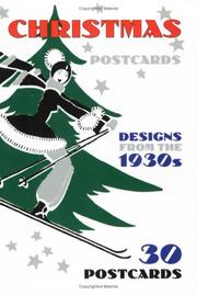Cover of: Christmas Postcards: Designs from the 1930s: 30 Postcards