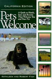 Cover of: Pets Welcome California | Robert Fish
