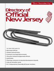 Cover of: Directory of Official New Jersey