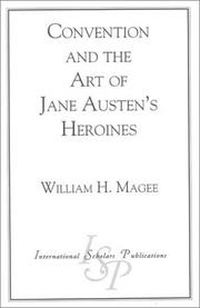 Cover of: Convention and the Art of Jane Austen's Heroines