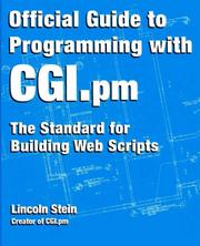 Cover of: Official guide to programming with CGI.pm