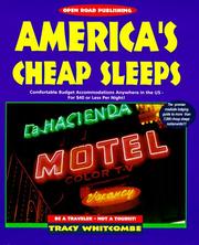 Cover of: Open Road's America's Cheap Sleeps by Tracy Whitcombe