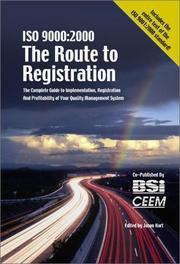 Cover of: ISO 9000:2000 The Route to Registration