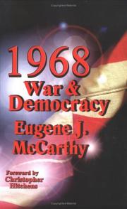 Cover of: 1968  by Eugene McCarthy