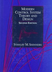 Cover of: Modern control system theory and design by Stanley M. Shinners