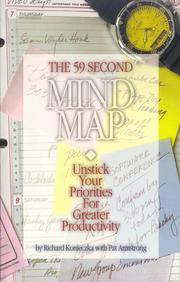 Cover of: The 59-Second Mind Map | Richard Konieczka