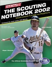Cover of: The Scouting Notebook 2002 (Sporting News STATS Major League Scouting Notebook) | STATS Inc.