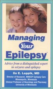 Cover of: Managing Your Epilepsy by Ilo E. Leppik