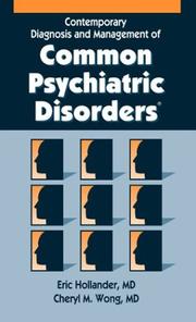 Cover of: Contemporary Diagnosis and Management of Common Psychiatric Disorders