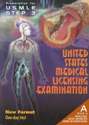 Cover of: Preparation for the USMLE Step 3 | Medical Education Board