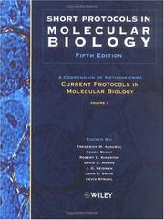 Cover of: Short Protocols in Molecular Biology (2 volume set) by Frederick M. Ausubel