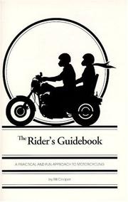 Cover of: The Rider's Guidebook by Bill Cooper