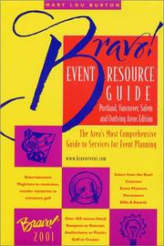 Cover of: 2001 Bravo! Event Resource Guide