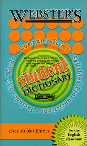 Webster's Student Dictionary by Thomas W. Alsop