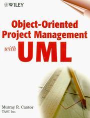 Object-oriented project management with UML by Murray Cantor