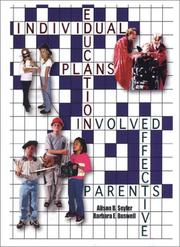 Cover of: Individual Education Plans: Involved Effective Parents