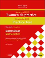 Apruebe el GED Examen de practica - Matematicas | Passing the GED Practice Test - Mathematics by InterLingua