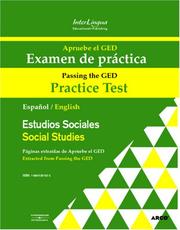 Cover of: Apruebe el GED Examen de practica - Estudios Sociales | Passing the GED Practice Test - Social Studies by InterLingua