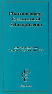 Cover of: Pharmacologic Treatment of Schizophrenia