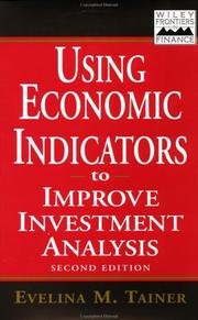 Cover of: Using economic indicators to improve investment analysis