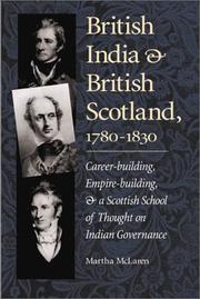 Cover of: British India and British Scotland, 1780-1830