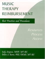 Cover of: Music Therapy Reimbursement: Best Practices and Procedures