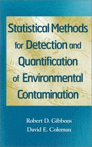 Statistical methods for detection and quantification of environmental contamination