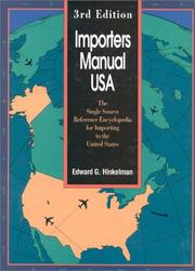 Cover of: Importers Manual USA by Edward G. Hinkelman, James L., Ph.D. Nolan, Karla C. Shippey, Alexandra Woznick