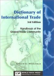 Dictionary of international trade by Edward G. Hinkelman, Edward Hinkelman