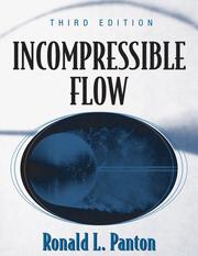 Cover of: Incompressible flow by Ronald L. Panton